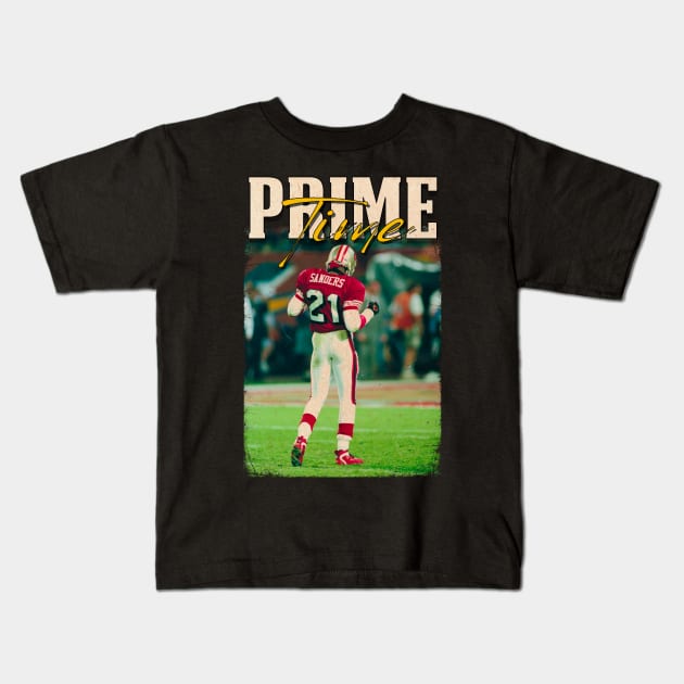 Retro Deion Prime Time Kids T-Shirt by Marc Graphic